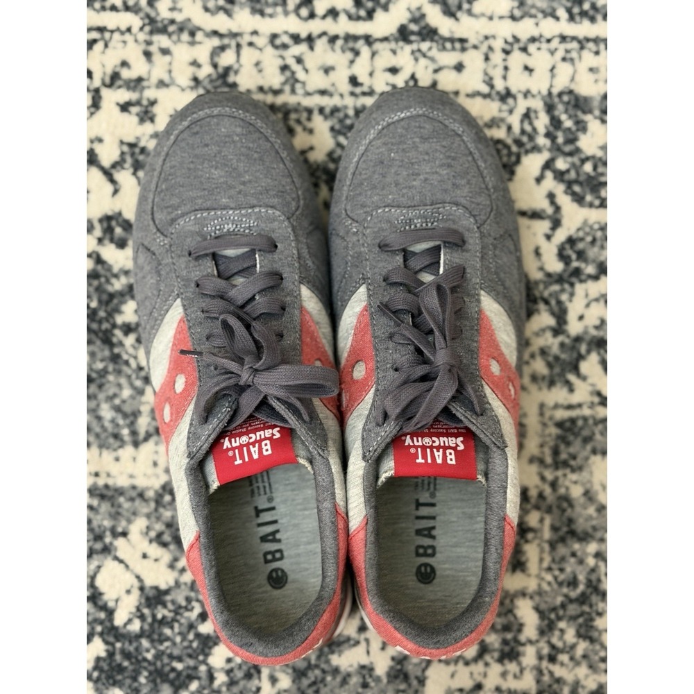Saucony x Bait Shadow Original SIZE 11 "Cruel World 4" Men's GREY RED - Picture 10 of 12